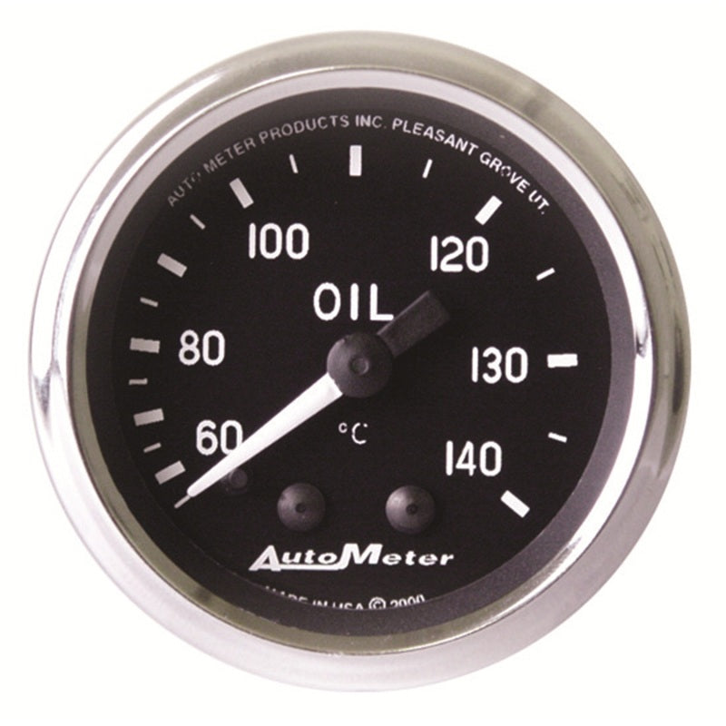 Autometer Cobra 2 1/16in 60-140 Deg Celsius Mechanical Oil Temperature Gauge