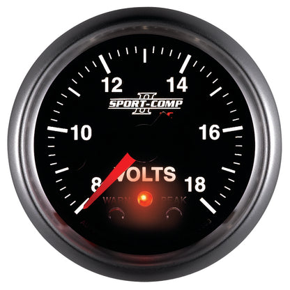 Autometer Sport-Comp II 2-1/16in Digital Voltmeter Gauge - 18V