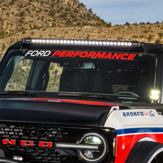 Ford Racing Ford Performance Bronco Windshield Banner - White/Red