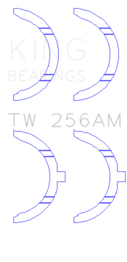 King Engine Bearings Mazda JE/JE06/JE07 Thrust Washer Set of 2
