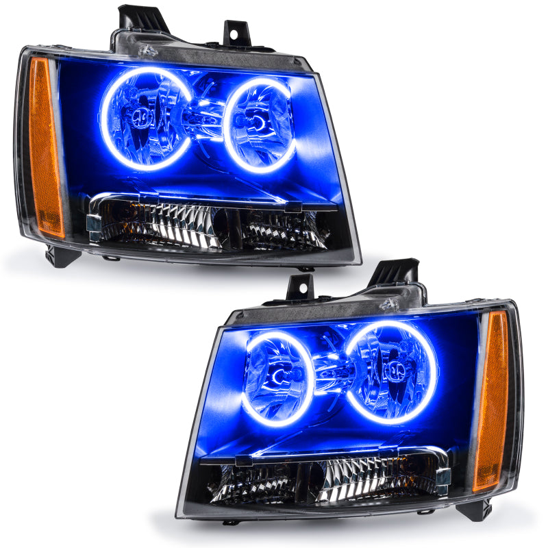 Oracle Lighting 07-14 Chevrolet Suburban Pre-Assembled LED Halo Headlights -Blue