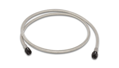 Vibrant - Univ Oil Feed Kit 4ft Teflon lined S.S. hose with two -4AN female fittings preassembled
