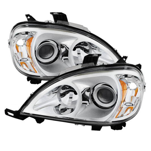 xTune Mercedes Benz W163 Ml-Class 98-01 Projector Headlights Chrome PRO-JH-MBW16398-C