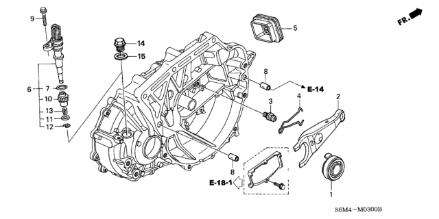 Honda - K-series Transmission Clutch Release Fork Boot
