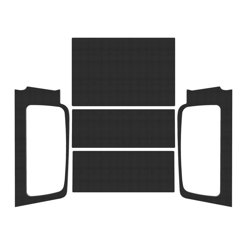 DEI 04-06 Jeep Wrangler LJ Unlimited Headliner Complete Kit - Black