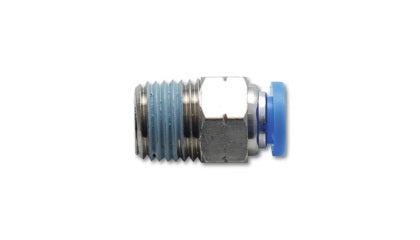 Vibrant - Male Straight Pneumatic Vacuum Fitting 1/8in NPT Thread for use with 3/8in 9.5mm OD tubing