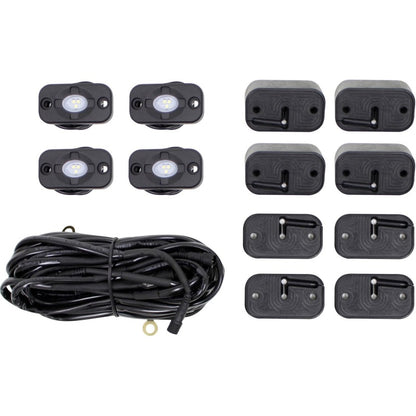 Westin LED Rock Light Kit - 07-18 Jeep Wrangler JK / 18-19 Jeep Wrangler JL - Black