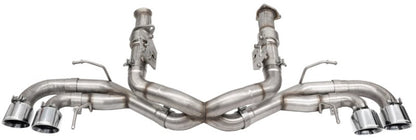 Corsa 2020-25 Corvette C8 3in Xtreme Cat-Back Exhaust 4.5in Pol Quad Tips - Deletes stock AFM Valve