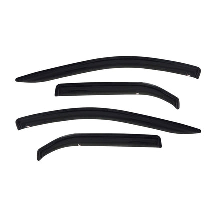 Westin 2004-2009 Mazda 3 Sedan Slim Wind Deflector 4pc - Smoke