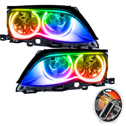Oracle 02-05 BMW 3 Series SMD HL - Black - ColorSHIFT