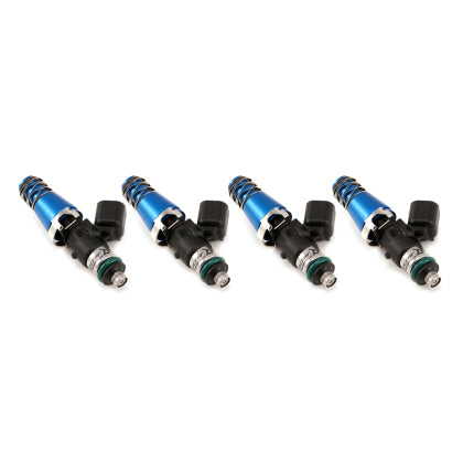 Injector Dynamics - 1340cc Injectors - 60mm Length - 11mm Blue Top - 14mm Lower O-Ring (Set of 4)