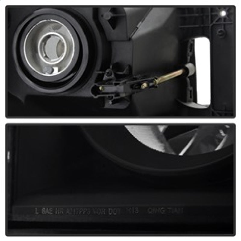 xTune Dodge Ram 1500 06-08 Amber Crystal Headlights Black Smoked HD-JH-DR06-AM-BSM