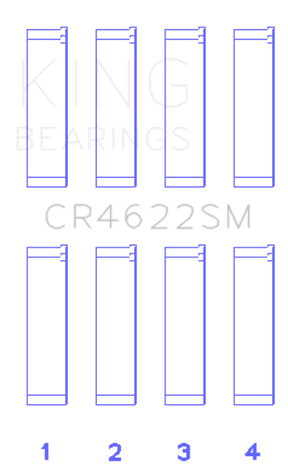 King Engine Bearings Subaru FB20 Connecting Rod Bearing Set