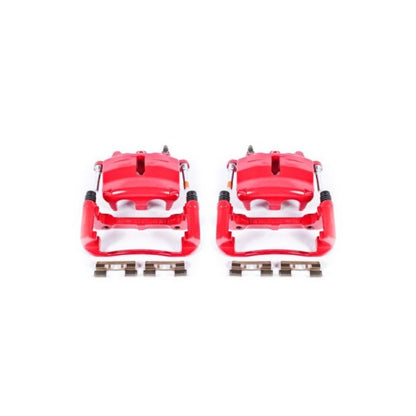 Power Stop 04-05 Ford F-150 Front Red Calipers w/Brackets - Pair