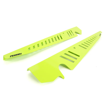 PERRIN 15-21 Subaru WRX/STI Fender Shroud Set - Neon Yellow