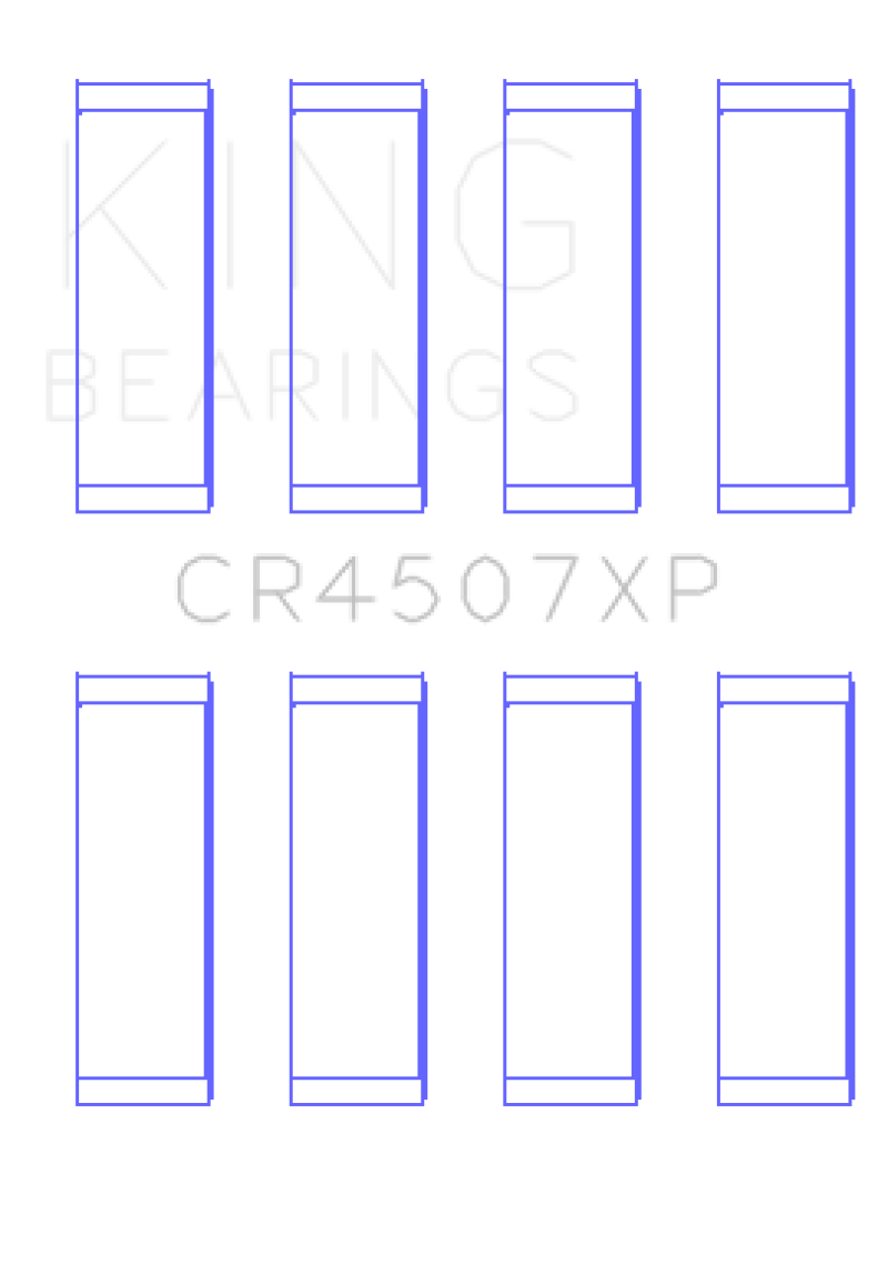 King Engine Bearings Mazda Mzr 2.3L 16V / Ford Duratec 2.3L 16V Connecting Rod Bearing Set
