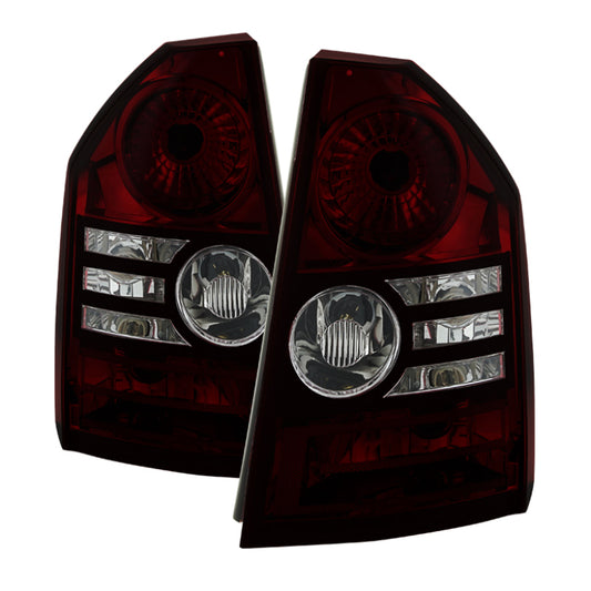 xTune Chrysler 300 2008-2010 OEM Style Tail Lights -Red Smoked ALT-JH-C308-OE-RSM