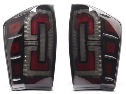 Raxiom 16-23 Toyota Tacoma LED Tail Lights- Black Housing (Smoked Lens)