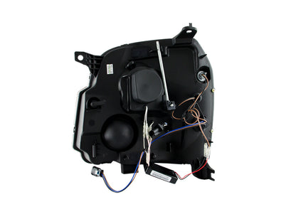 ANZO 2007-2014 GMC Yukon Projector Headlights w/ Halo Chrome (CCFL)