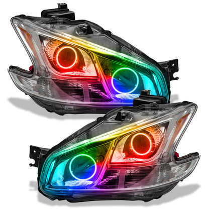 Oracle 09-13 Nissan Maxima SMD HL (Non-HID)-Chrome - ColorSHIFT w/ Simple Controller