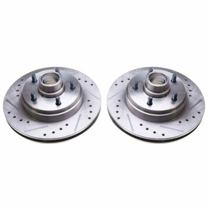 Power Stop 86-89 Buick Electra Front Evolution Drilled & Slotted Rotors - Pair