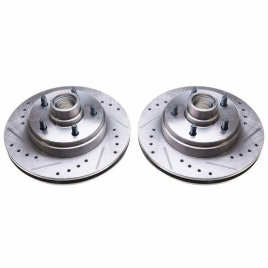Power Stop 86-89 Buick Electra Front Evolution Drilled & Slotted Rotors - Pair