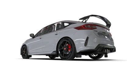 Rally Armor 23-26 Honda Civic Type R Black Mud Flap White Logo