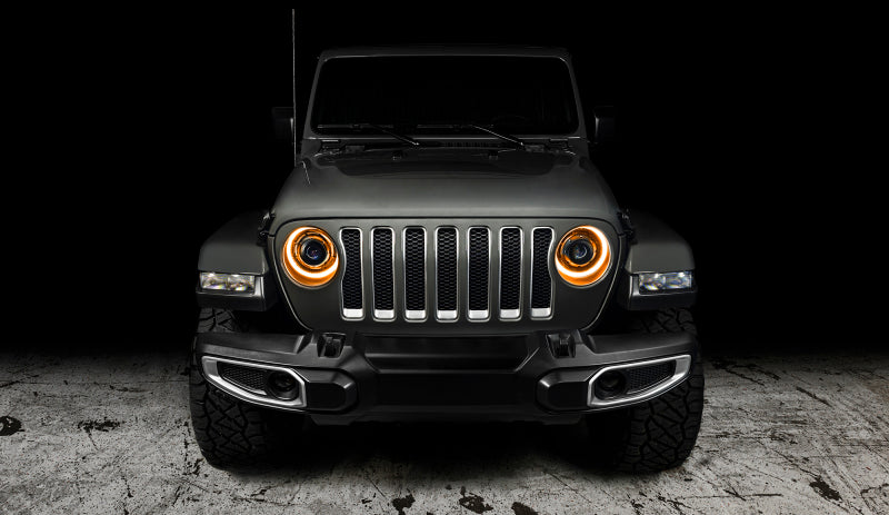 Oracle Jeep JL/Gladiator JT Oculus Bi-LED Projector Headlights - Amber/White Switchback