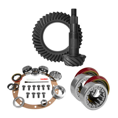 Yukon Gear 8.5in GM 3.42 Rear Ring & Pinion Install Kit Axle Bearings 1.625in Case Journal