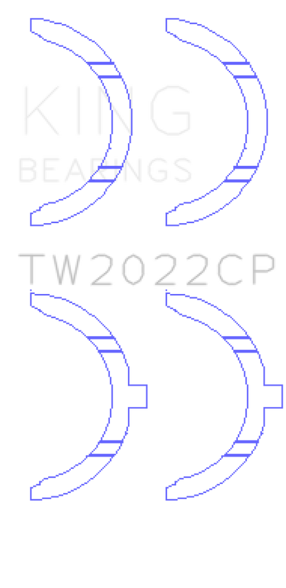 King Engine Bearings Ford Escort/Sierra YB 2.0L DOHC Cosworth Thrust Washer Set