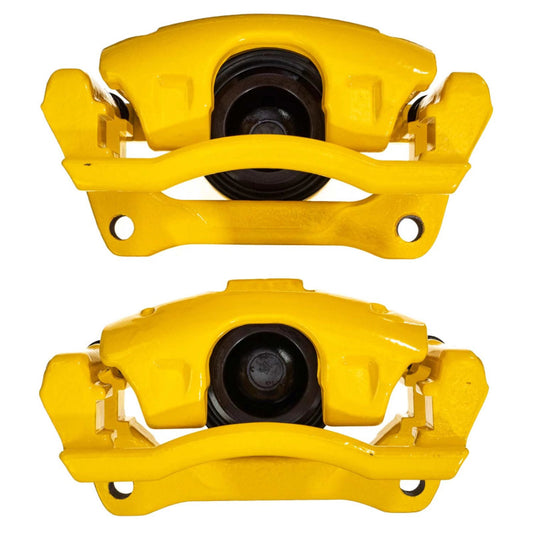 Power Stop 09-14 Volkswagen Routan Front Yellow Caliper w/Bracket (Pair)