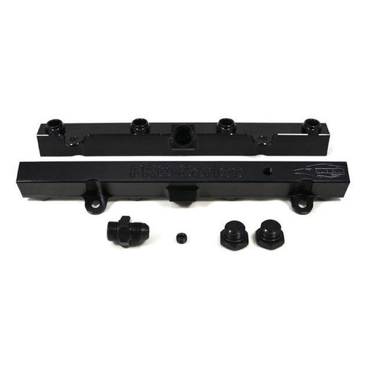 GoldenEagle - Tri-Flow K20/K24 Fuel Rail (Black A-6 3-4 Boss to AN-8 1 pc. & 3/4 Boss Plug 2pc.