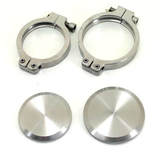 PLM - Block Off Flange & Clamp For Tial 44mm MVR Wastegate EWG
