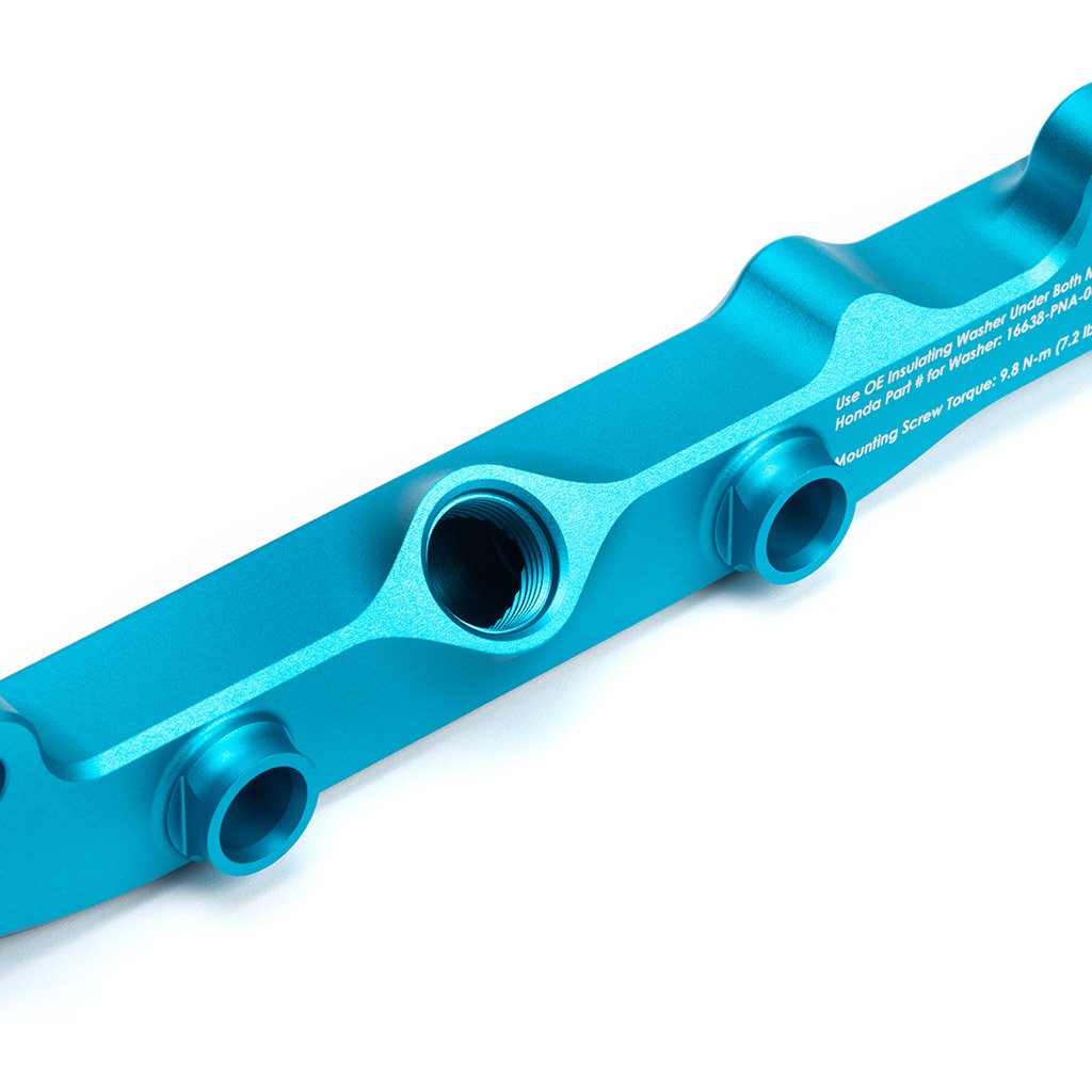 Acuity - K-Series Fuel Rail in Satin Teal Finish