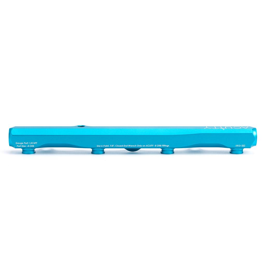 Acuity - K-Series Fuel Rail in Satin Teal Finish