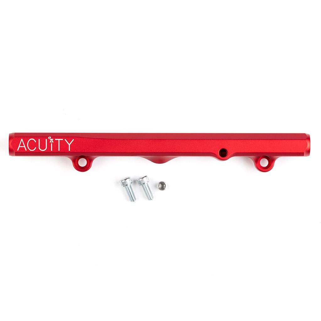 Acuity - K-Series Fuel Rail in Satin Red Finish