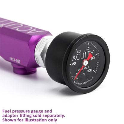 Acuity - K-Series Fuel Rail in Satin Purple Finish