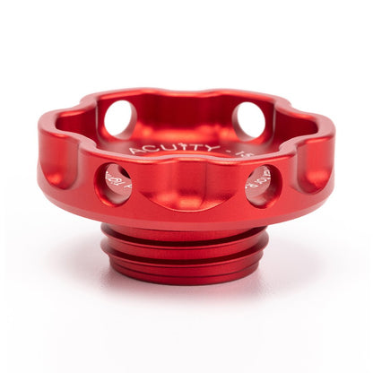 Acuity - Podium Oil Cap in Satin Red for Hondas/Acuras